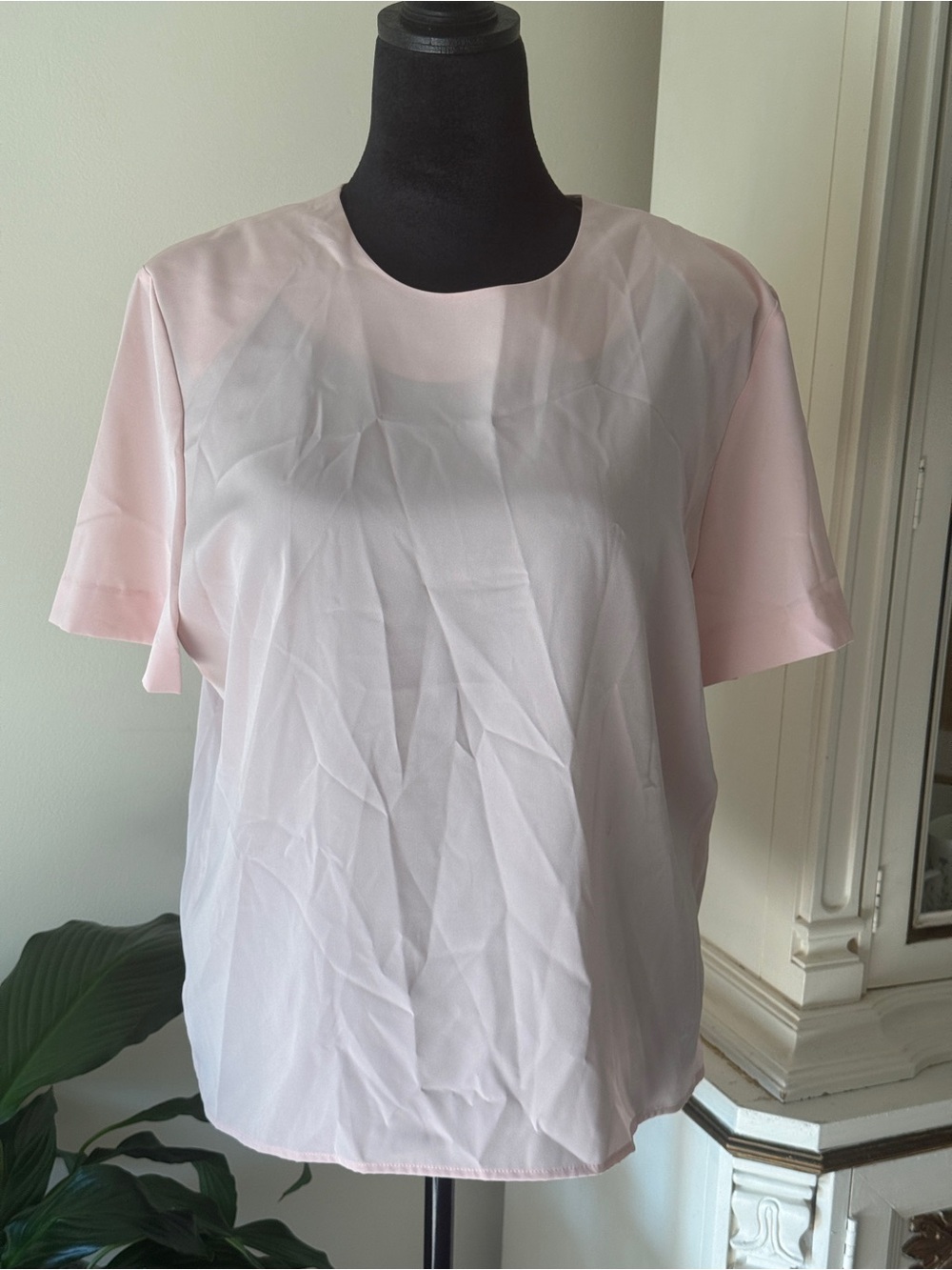 Kasper Pale Pink Short-Sleeve Tee